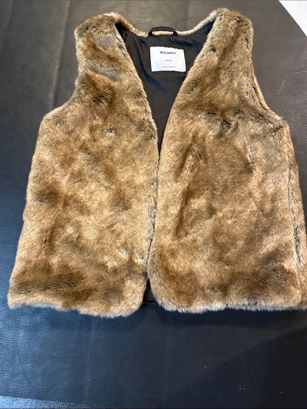 Old Navy Kids Faux Fur Vest - Light Brown